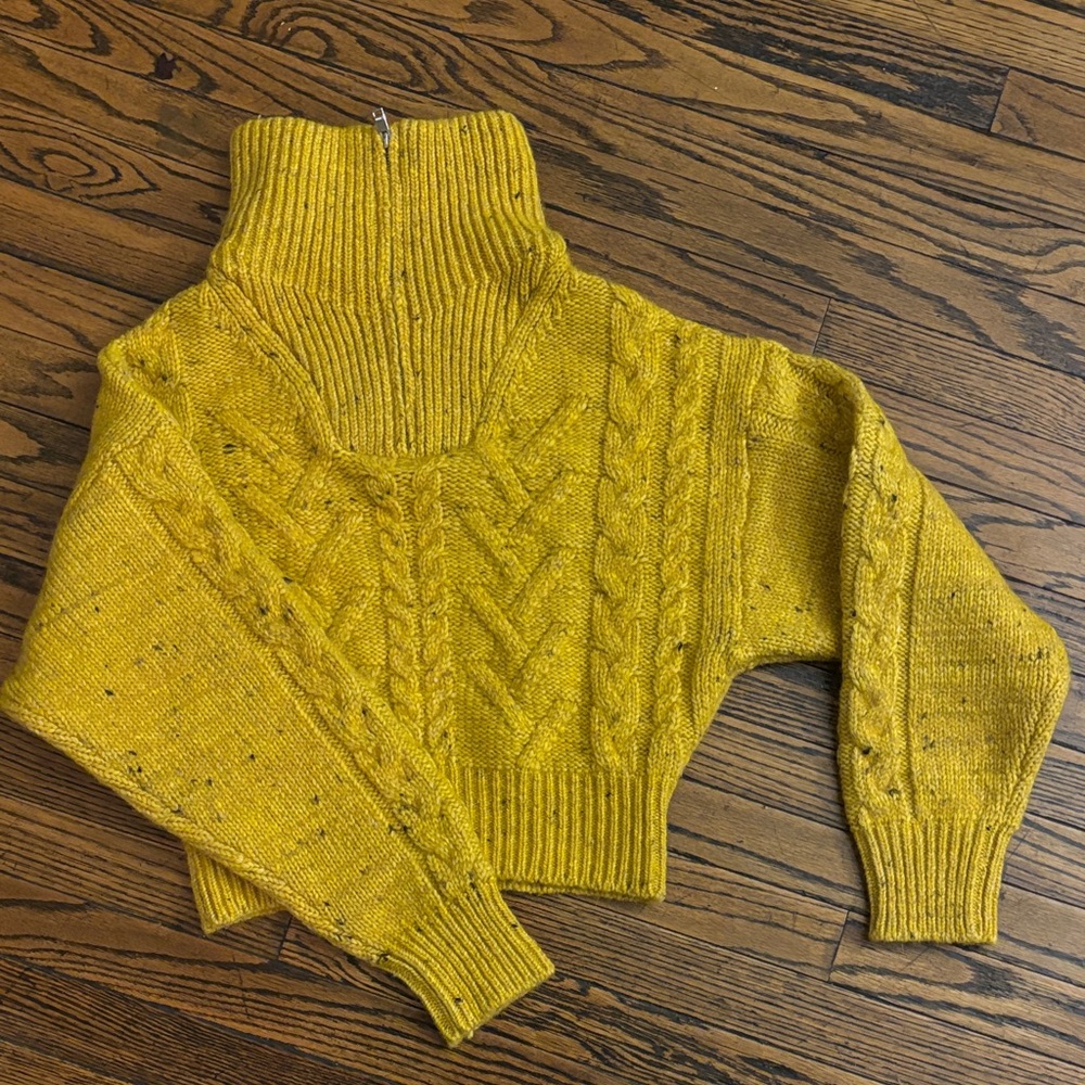 GANNI Cable Knit Sweater